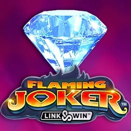 Flaming Joker Link and Win online game logo by Barstruck on slotravescasino.com