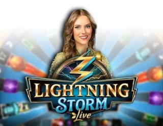 Lightning Storm logo – Live Casino by Evolution at SlotRave Casino