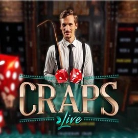 Live Craps logo by Evolution SlotRave Casino