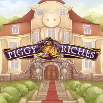 Piggy Riches game by NetEnt – logo hosted on SlotRave Casino