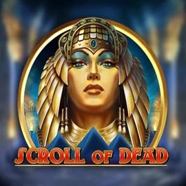 Scroll of Dead slot logo by Play'n GO at SlotRave Casino